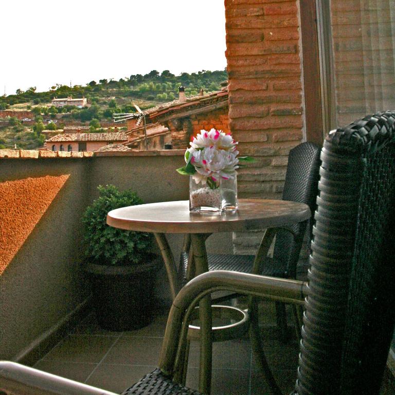Hotel Castillo de Alquézar - Habitación Doble con terraza y vistas - 10