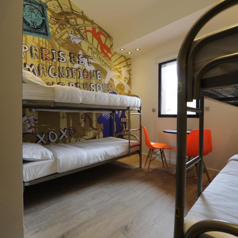 The 3 Ducks Eiffel Tower by Hiphophostels - Cama en habitación compartida mixta de 4 camas - 2