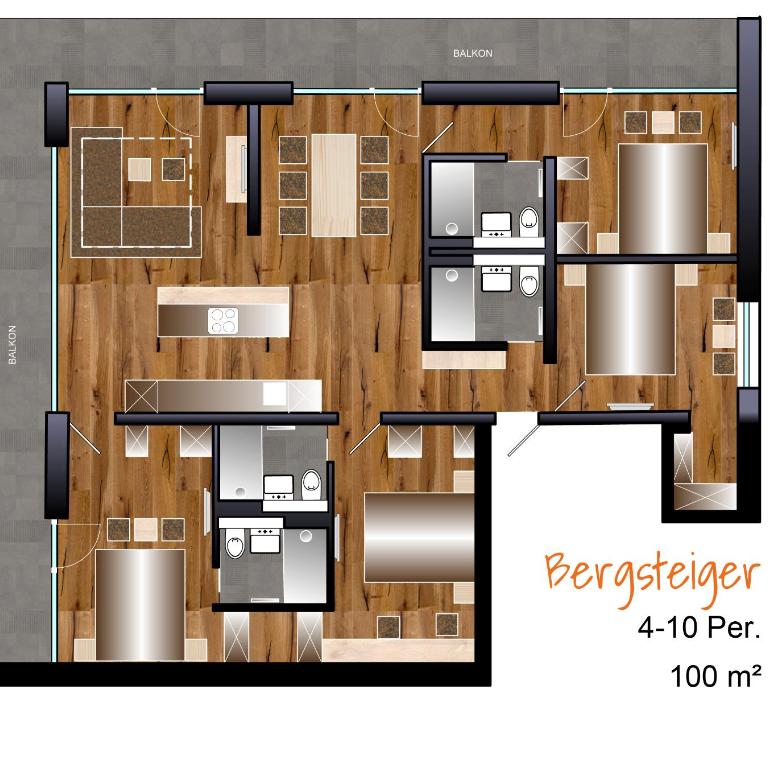 Chillas apart mattle at - Apartment mit Balkon - 7