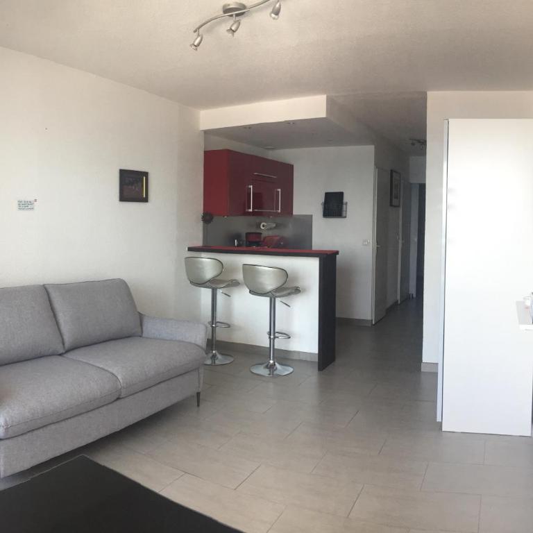 Bel appartement F1 cabine 30m² face mer parking - Appartement 1 Chambre - 2