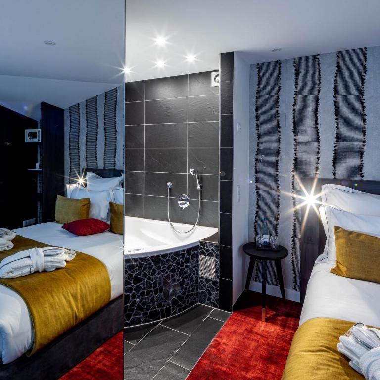 Hôtel Villa La Florangerie - SPA & Piscine - Chambre Double avec Baignoire Spa - 4