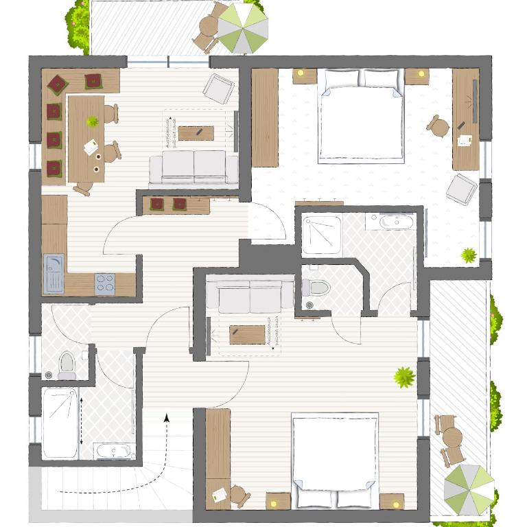 Gästehaus Toferer - Penthouse-Apartment - 1