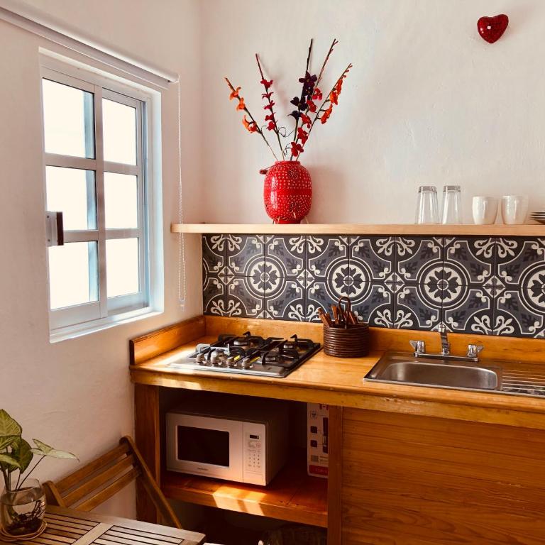 Casa Alberto Cozumel - Estudio con cama extragrande - 10