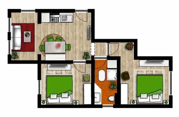 das Burghard - Appartamento Standard con 2 Camere da Letto - 7
