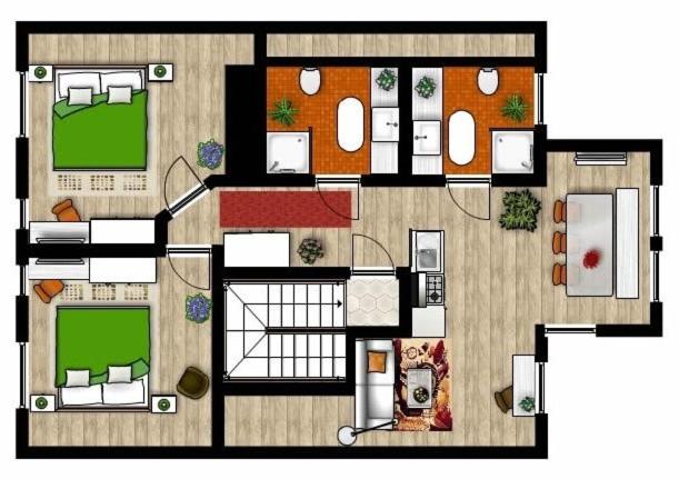 das Burghard - Appartamento Superior con 2 Camere da Letto - 9