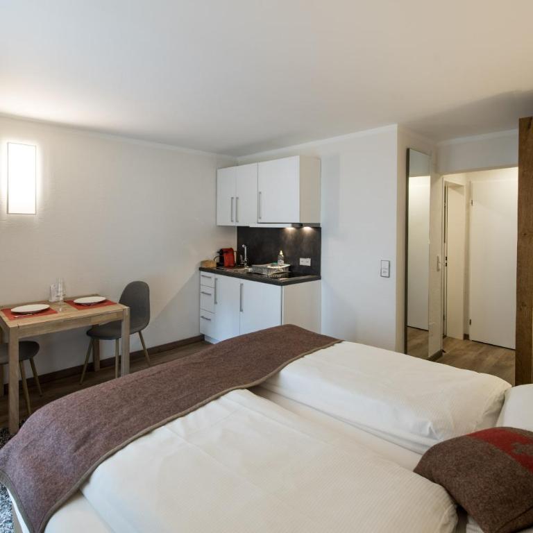 Apartments Butterfly Zermatt - Studio mit 2 Einzelbetten und Kochnische - 14