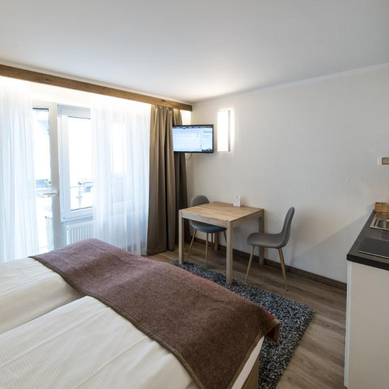 Apartments Butterfly Zermatt - Studio mit 2 Einzelbetten und Kochnische - 12
