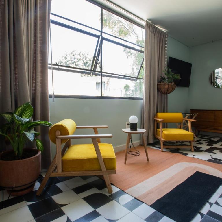 Casa Ixaya by Barrio México - Habitación Cuádruple - vistas al jardín - 7