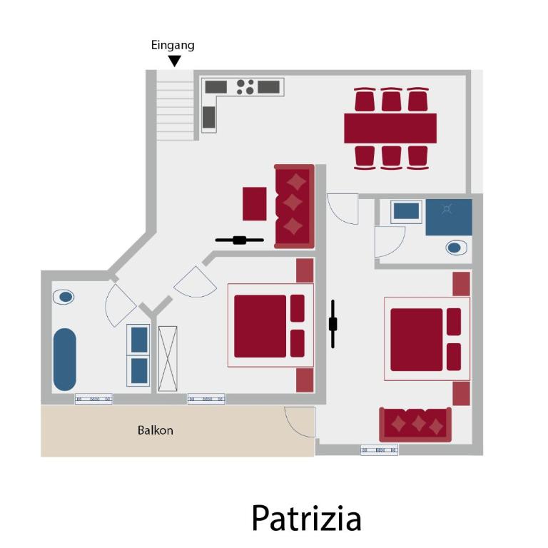 Apart Relax - Penthouse-Apartment mit 2 Schlafzimmern - 1