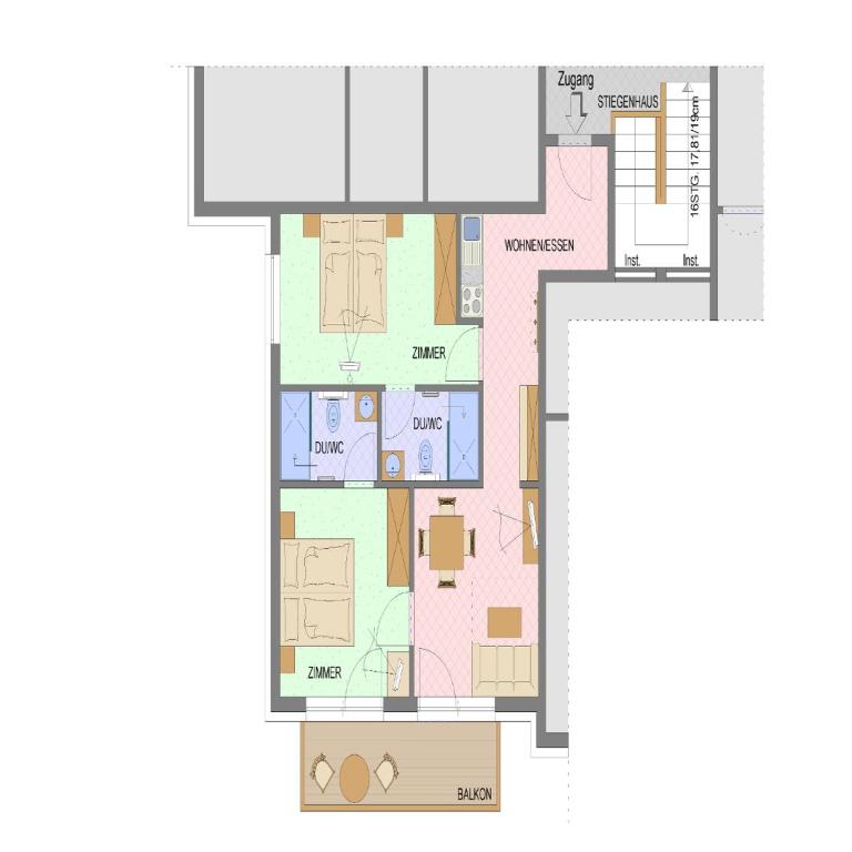 Casa Bellanova - Apartment mit 2 Schlafzimmern und Balkon - 17