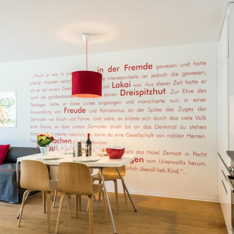 Legendär Zermatt - Ferienwohnung mit Matterhornblick und Terrasse: 67 m² - 4