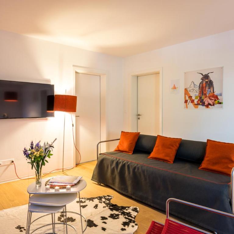 Legendär Zermatt - Ferienwohnung mit Zermattblick und Balkon: 88 m² - 1