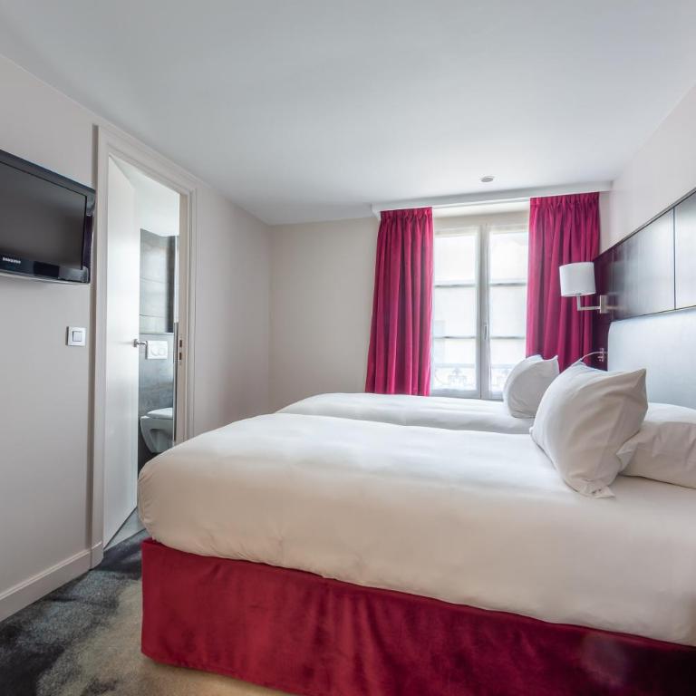 Logis Hôtel 15 Montparnasse - Habitación Doble Superior - 2 camas - 2