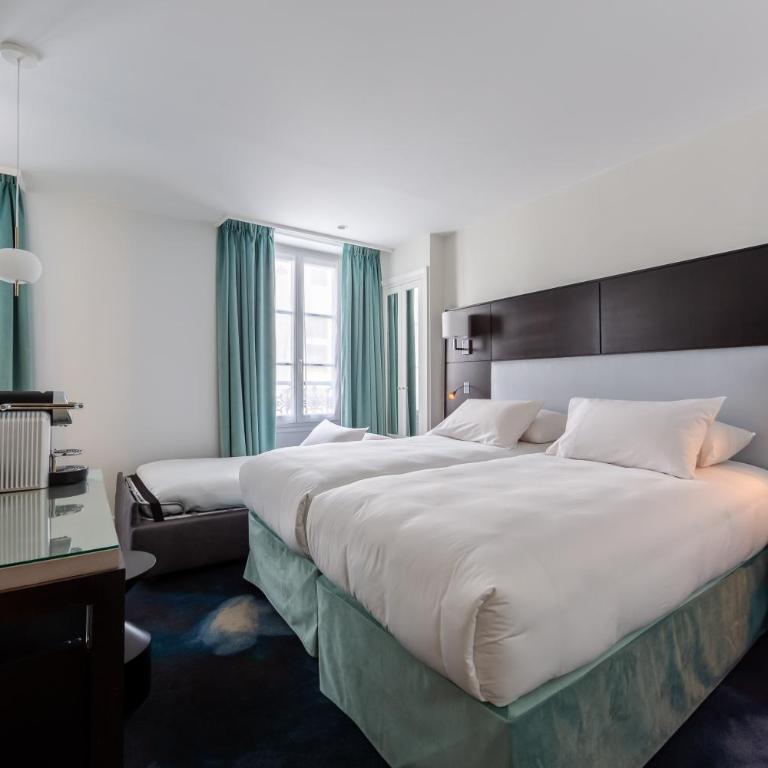 Logis Hôtel 15 Montparnasse - Habitación Triple con bañera - 13