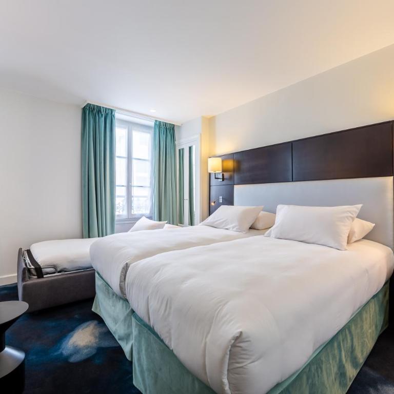 Logis Hôtel 15 Montparnasse - Habitación Triple con bañera - 14