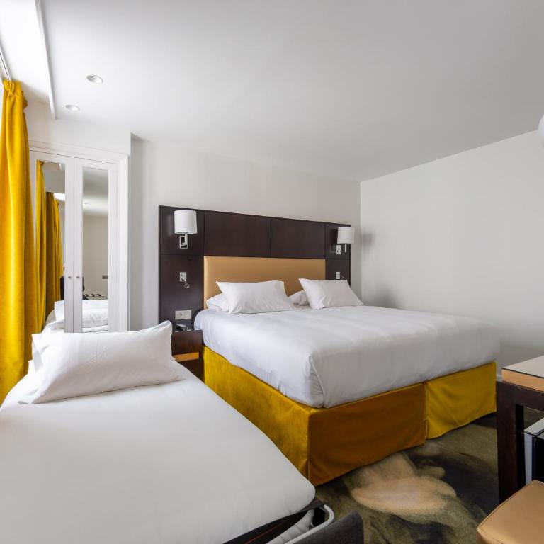 Logis Hôtel 15 Montparnasse - Habitación Triple con bañera - 6