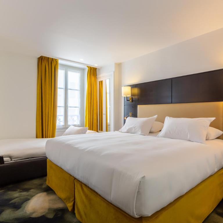 Logis Hôtel 15 Montparnasse - Habitación Triple con bañera - 8