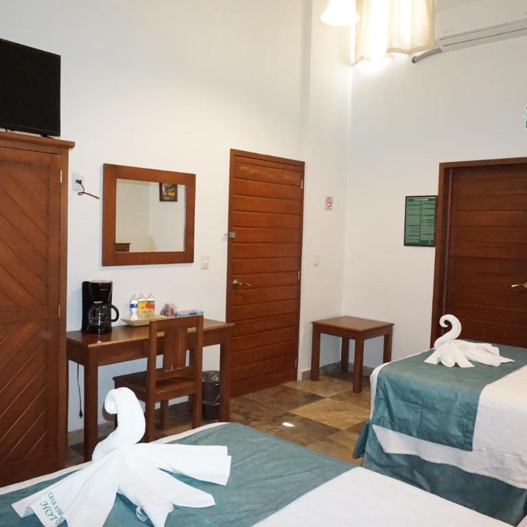 Casa Esmeralda Hotel - Habitación Doble - 2 camas dobles - 4