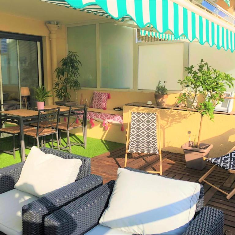 Cosy Lumineux 1 Chambre Calme Central-Terrasse 10 minutes Palais 5 min Centre - Appartement avec Terrasse - 4