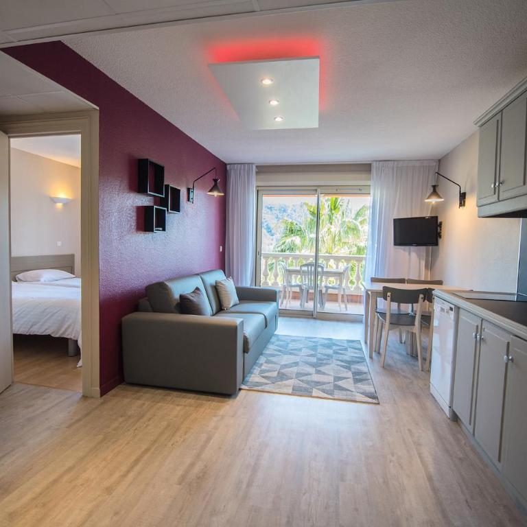 Appart Hotel Lou Castelet - Apartment mit 2 Schlafzimmern + Wohnzimmer (5 Personen) - 4