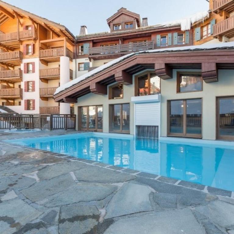 Arc1950 Prince Des Cimes appt 4-5 pers ski in out piscine intérieure - Appartement avec Vue sur la Montagne - 21