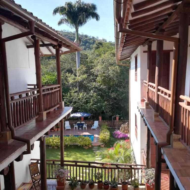 Casona El Retiro Barichara - Apartamento de 2 dormitorios con vistas a la piscina - 6