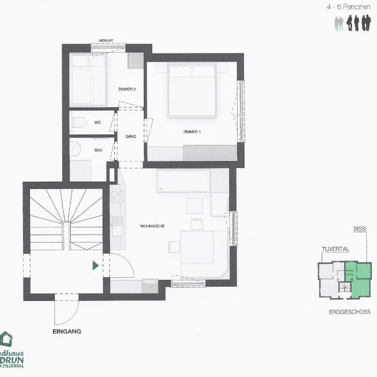 Landhaus Gudrun - Apartment mit 2 Schlafzimmern - 25