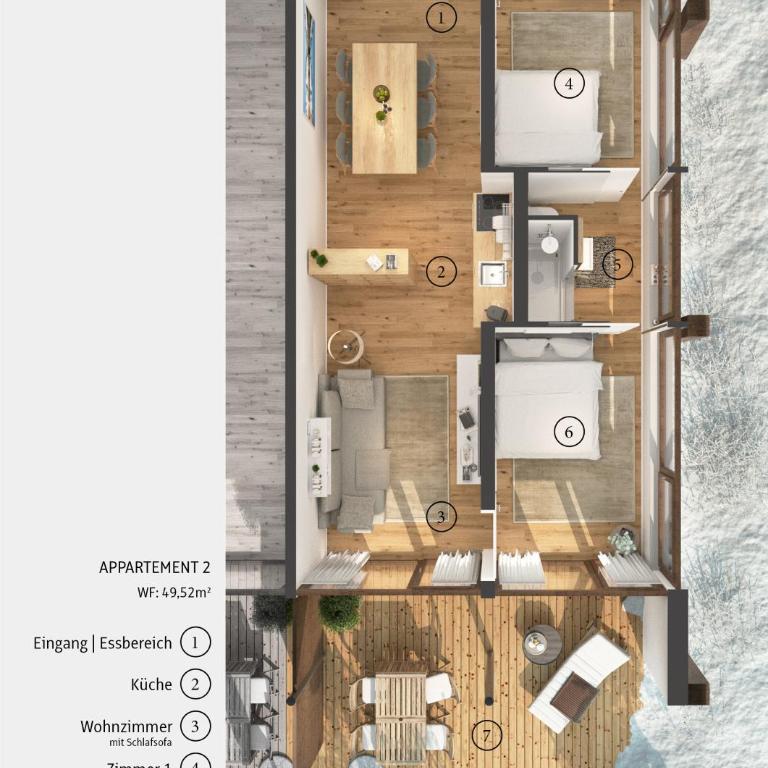 EMMA'S Appartements - Appartamento con 2 Camere da Letto - 30