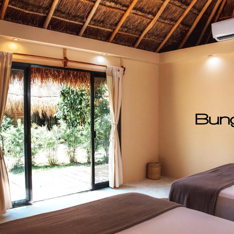 Hotel CasaBakal - A pie de Laguna - Bacalar - Bungalow Cuádruple Estándar - 2