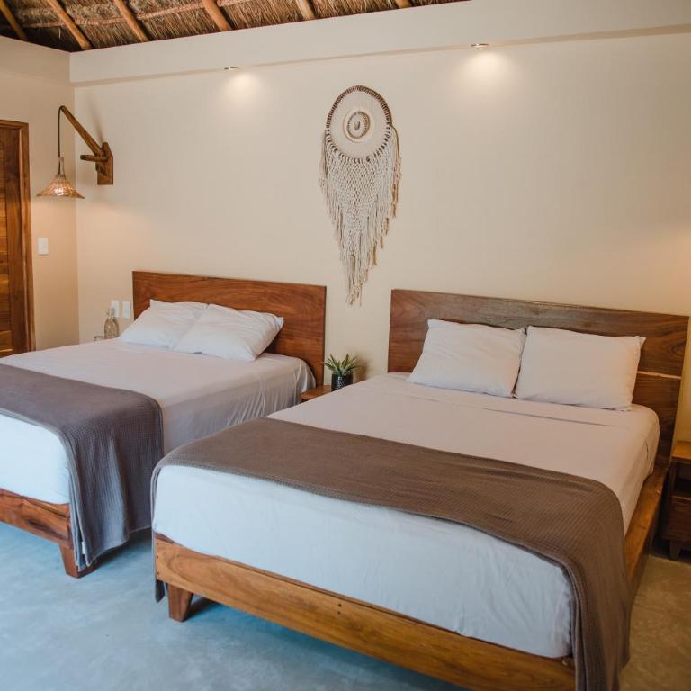 Hotel CasaBakal - A pie de Laguna - Bacalar - Bungalow Cuádruple Estándar - 3