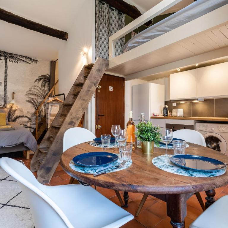 LE PANIER ENCHANTÉ - Suites & Loft - Terrasse et patio au dessus du Vieux Port - Loft Mezzanine - 5