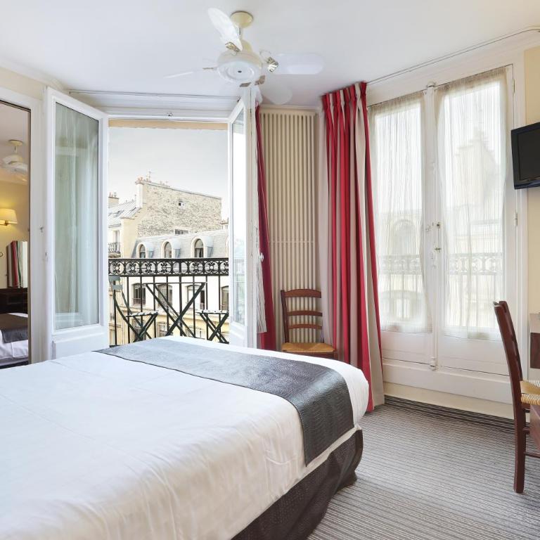 Hotel du College de France - Chambre Double Supérieure avec Balcon - 2