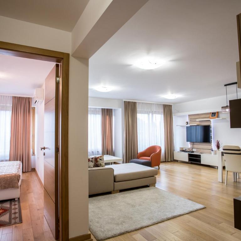 VIP Apartments - Apartman sa 1 Spavaćom Sobom i Pogledom na Planinu i Reku - 4