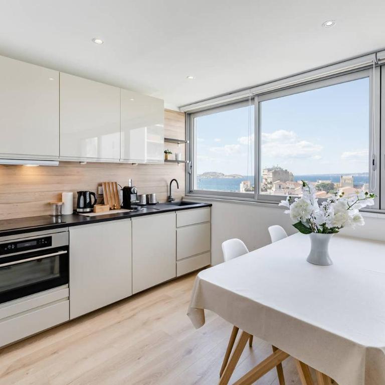 T2 SUPERBE VUE MER et Vallon Des Auffes avec Parking - Appartement 1 Chambre - 3