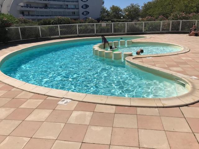 Vue mer, terrasse,clim, wifi, parking, piscine - Apartment mit 1 Schlafzimmer - 6
