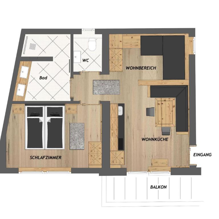 Appartement Ahornblick - Studio Apartment - 7
