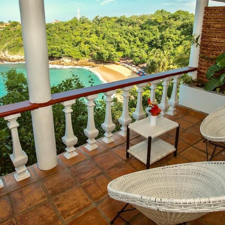 Villas Carrizalillo - Suite con vistas al mar - 1 cama grande - 5