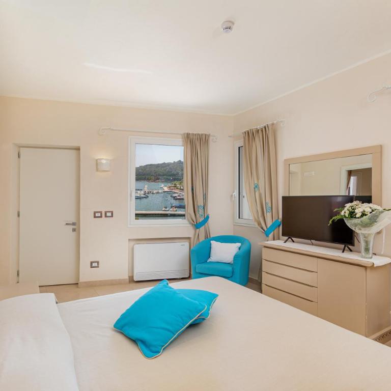 Hotel Cala Lunga - Sistemazione Familiare Prestige con 2 Camere da Letto e Vista Mare Parziale - 11