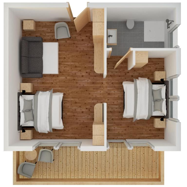Bergnest die Frühstückspension - Family Suite - 8