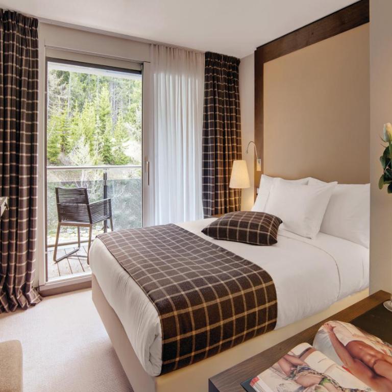 Crans Ambassador - Chambre Double Deluxe avec Vue sur Forêt - 4
