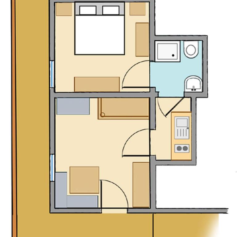 Feichterhof Voppichler - Apartment mit 1 Schlafzimmer und Balkon - 5