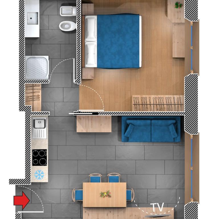Casa Giusto - One-Bedroom Apartment - 7