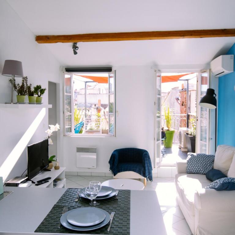 Grande terrasse avec vue - T2 climatisé - hyper-centre - Appartamento con 2 Camere da Letto - 10