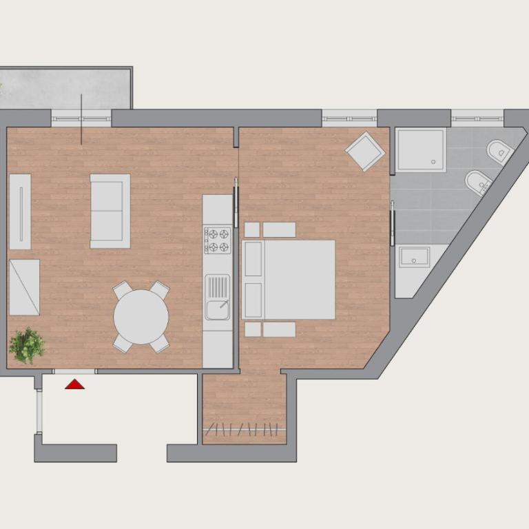 RelaisApartments MERCEDE - Appartamento con 1 Camera da Letto - 8