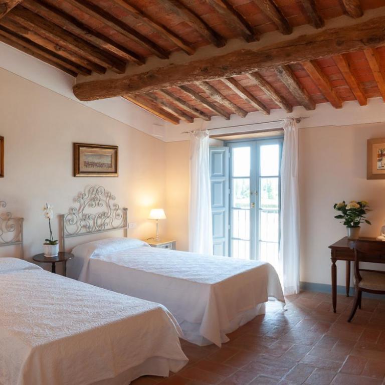 L'Arancera - Camera Superior Matrimoniale/Doppia con Letti Singoli con Vista Piscina - 1