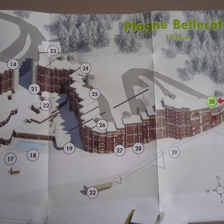 MON SKI A LA PLAGNE - PLAGNE BELLECOTE Résidence 3000 - Appartement 1 Chambre - 45