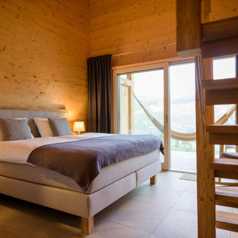 Chalet Diognysos B&B, Wellness & Boutique Hotel, Valais Crans-Montana Diogne - Suite - Vue sur Montagne - 9