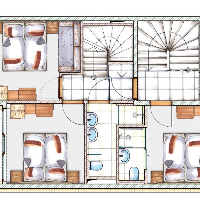 Bergparadies - inklusive Eintritt in die Alpentherme - Standard Penthouse-Apartment mit Terrasse und Zugang zum Spa - 2