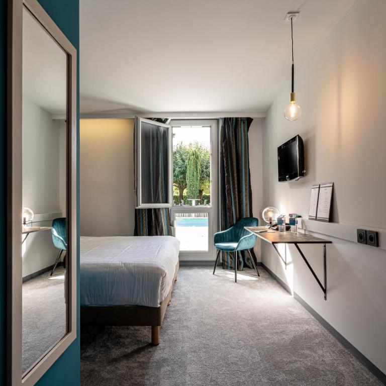 PoMo Hôtel & Restaurant - Chambre Lit King-Size - 8
