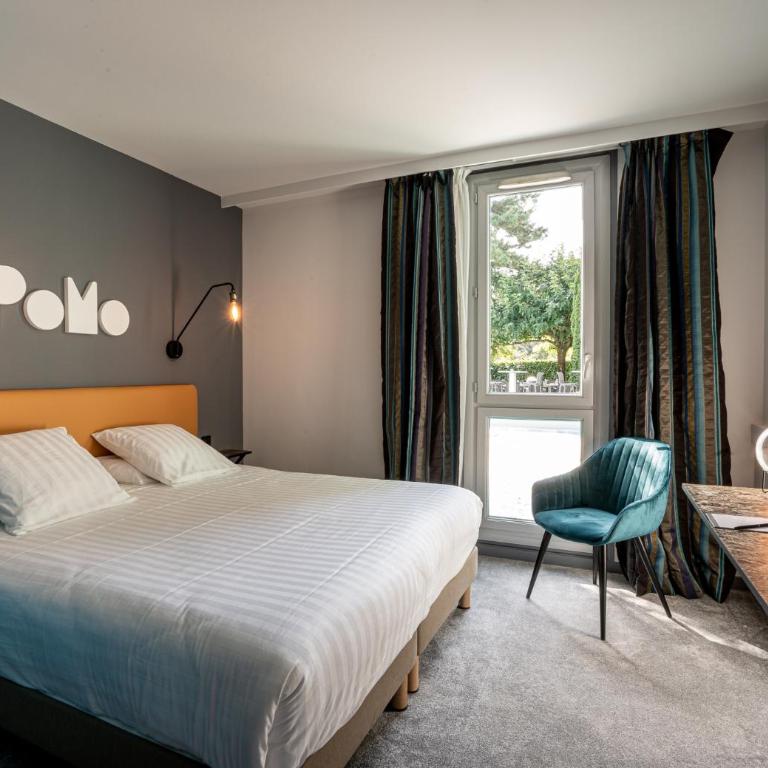 PoMo Hôtel & Restaurant - Chambre Lit King-Size - 6